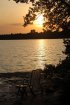 Click to enlarge Sunset from campsite