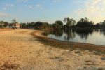 Click to enlarge Oscar Scherer State Park, Florida, United States. Lake Osprey swimming area.