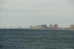 Click to enlarge Looking back at Panama City Beach from the pier in the park.