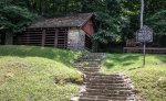 Click to enlarge Carter Caves State Resort Park, Kentucky, United States. Entrance to the Saltpeter Cave across from the Welcome Center. Prices for the various cave tours are $7-$10/adult.