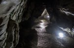 Click to enlarge Carter Caves State Resort Park, Kentucky, United States. Interior of Cascades Cave which is a ten minute drive from the Welcome Center. All cave tours are guided.