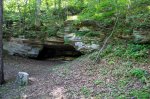 Click to enlarge Carter Caves State Resort Park, Kentucky, United States. The areas surrounding the picnic shelters and playgrounds is very scenic with small streams and rock formations.