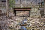 Click to enlarge Fort Boonesborough State Park, Kentucky, United States. Bridge between campground and day use area.
