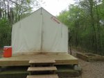 Click to enlarge Chicot State Park, Louisiana, United States. Tentrr, are tent like structures available for rent in the south end of the park. More primitive than the cabins if your looking for the camping experience.