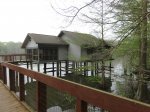 Chicot State Park, Louisiana, United States. Cabin rental. Many are on the water with a shared deck with the attached cabin.
