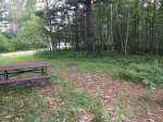 Click to enlarge Alpine Campground, Michigan, United States. River tent site A.