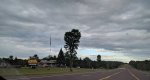 Click to enlarge Alpine Campground, Michigan, United States. View from the west side of Highway U.S. 2.