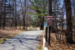 Click to enlarge Bay City State Rec Area, Michigan, United States. Trailhead for the Chickadee Trail, which appeared to be very popular with bird watchers.