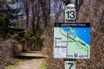 Click to enlarge Bay City State Rec Area, Michigan, United States. Map trail