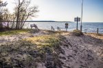 Brimley State Park, Michigan, United States. Lake Superior beach.