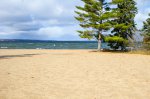 Click to enlarge Burt Lake State Park, Michigan, United States. Burt Lake day use area beach.