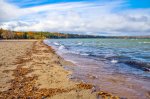 Click to enlarge Burt Lake State Park, Michigan, United States. Autumn is one of the best times to camp in Michigan. The crowds are gone and the scenery is spectacular.