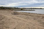 Click to enlarge Cheboygan State Park, Michigan, United States. Beach in day use area.