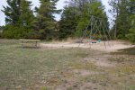 Click to enlarge Cheboygan State Park, Michigan, United States. Small playground in day use area.