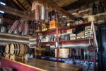 Fort Wilkins Historic State Park, Michigan, United States. Interior of the general store located at Fort Wilkins