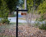 Click to enlarge Harrisville State Park, Michigan, United States. Beach path sign