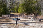 Click to enlarge Harrisville State Park, Michigan, United States. Horseshoe pits in day use area.