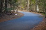 Click to enlarge Harrisville State Park, Michigan, United States. Paved biking trail.