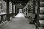 Click to enlarge Hartwick Pines State Park, Michigan, United States. Many of the park buildings are historical structures built by the CCC during the Great Depression.