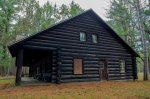 Click to enlarge Hartwick Pines State Park, Michigan, United States. Historic CCC building that now serves as an activity center.
