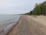 Click to enlarge Lakeport State Park, Michigan, United States. 2017 high water levels looking towards Port Huron