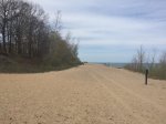 Click to enlarge Lakeport State Park, Michigan, United States. Campground beach
