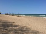Click to enlarge Lakeport State Park, Michigan, United States. Deep sandy beach