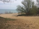 Click to enlarge Lakeport State Park, Michigan, United States. Deep sandy beach but rocky near shore