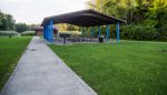 Click to enlarge Lakeport State Park, Michigan, United States. Picnic shelter at day use area.