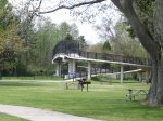 Click to enlarge Lakeport State Park, Michigan, United States. Walkway to day use area on other side of highway.
