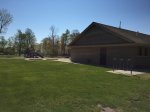 Click to enlarge Lakeport State Park, Michigan, United States. Washroom and playground in North campground