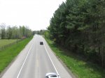 Click to enlarge Lakeport State Park, Michigan, United States. view from top of walkway over highway