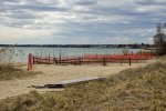 Click to enlarge East Tawas City Park, Michigan, United States. Beach in East Tawas Park day use area.