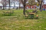 Click to enlarge East Tawas City Park, Michigan, United States. Picnic area in East Tawas day use area.