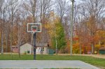 Evergreen County Park, Michigan, United States. Basketball court at Evergreen County Park.