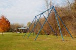 Evergreen County Park, Michigan, United States. Entrance and playground to Evergreen County Park