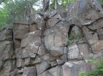 Click to enlarge Interstate State Park, Minnesota, United States. This is how the rocks look near the river. There were a lot of rock climbers!