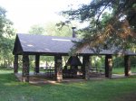 Click to enlarge Interstate State Park, Minnesota, United States. One of the picnic shelters.
