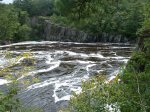 Click to enlarge Interstate State Park, Minnesota, United States. Rapid current of St.Croix River near Tailors Falls