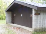 Click to enlarge Itasca State Park, Minnesota, United States. Bathrooms and showers in the Oak Loop of the Pine Ridge Campground.