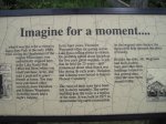 Click to enlarge Itasca State Park, Minnesota, United States. Sign talking about visiting Itasca State Park around 1900.