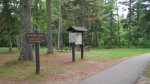 Click to enlarge Itasca State Park, Minnesota, United States. Directional sign.