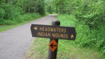 Click to enlarge Itasca State Park, Minnesota, United States. Directional sign.