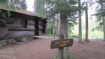 Click to enlarge Itasca State Park, Minnesota, United States. Old Timers Cabin on Lake Itasca.