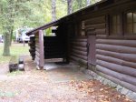 Click to enlarge Itasca State Park, Minnesota, United States. Restrooms at the south end of Bear Paw Campground.