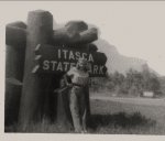 Click to enlarge Itasca State Park, Minnesota, United States. Taken in the late 1940