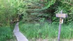 Click to enlarge Itasca State Park, Minnesota, United States. The Brower trail and sign.