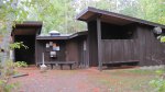 Click to enlarge Lake Bemidji State Park, Minnesota, United States. Restrooms and showers in the Aspen Lane loop.