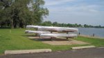 Click to enlarge Lake Carlos State Park, Minnesota, United States. Canoes.