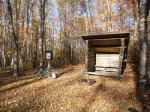 Click to enlarge McCarthy Beach State Park, Minnesota, United States. A shelter on the Taconite State Trail. The trails are set up so you can hike, mountain bike, or for horseback-riding. In the winter they are set up for cross-country skiing and some for snowmobiles.